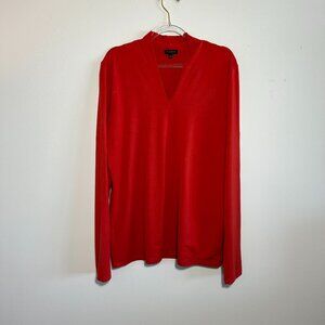 Talbots Long Sleeve V Neck Top Size Large
